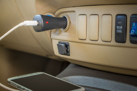 Cigarette lighter charger